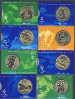Ausztrália 2000 5$ 28klf db "Sidney-i olimpia" komplett sor! Mindegyik eredeti díszcsomago...