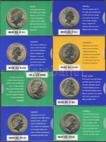 Ausztrália 2000 5$ 28klf db "Sidney-i olimpia" komplett sor! Mindegyik eredeti díszcsomago...