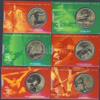 Ausztrália 2000 5$ 28klf db "Sidney-i olimpia" komplett sor! Mindegyik eredeti díszcsomago...