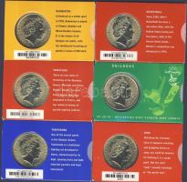 Ausztrália 2000 5$ 28klf db "Sidney-i olimpia" komplett sor! Mindegyik eredeti díszcsomago...