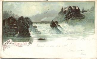 1897 Rhine Falls litho (EB)