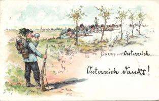1899 Austrian military litho (EB)