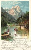 1899 Garmisch litho s: Heinisch