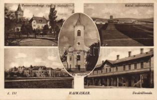 Hajmáskér Vasútállomással, Táborral és Parancsnoksági épülettel