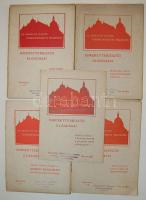 1907-1911 Az Iparművészeti Múzeum Ismeretterjesztő előadásai (12 db)