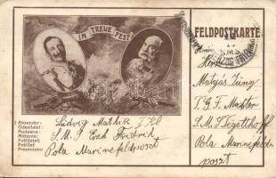 Wilhelm II and Franz Joseph union (EK)