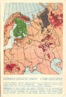Finno-Ugric language family map