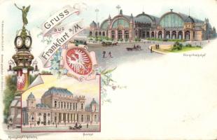Frankfurt am Main Main Railway Station litho