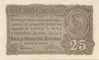 Románia 1917. 25b, 1917. 25b (Német nyomás / German issue), 1920. 5L (25.03.1920) T:I,II