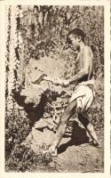 Eritreai folklór, favágó, Eritrean folklore, woodcutter