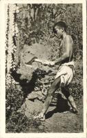 Eritreai folklór, favágó, Eritrean folklore, woodcutter