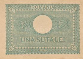 Románia 1945. 100L (3x) + 1966. 100L (2x) egymásutáni sorszámmal T:I,I-
