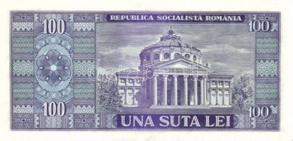 Románia 1945. 100L (3x) + 1966. 100L (2x) egymásutáni sorszámmal T:I,I-