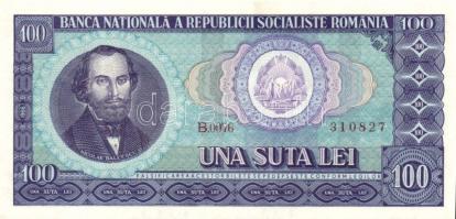 Románia 1945. 100L (3x) + 1966. 100L (2x) egymásutáni sorszámmal T:I,I-