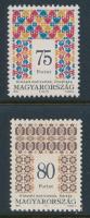 1996 Magyar népművészet 75Ft és 80Ft I. S változatban