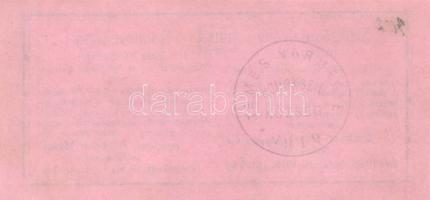 1915. 10f + 20f szükségutalvány Daubner József kezességével és "Temes Vármegye Homokszil Község...