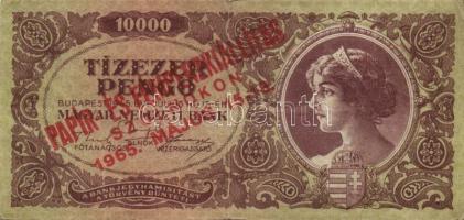 11db Pengős papírpénz különféle felülnyomásokkal (Pénztörténeti kiállítás, 200 éves a hazai papírpén...