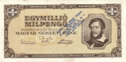 11db Pengős papírpénz különféle felülnyomásokkal (Pénztörténeti kiállítás, 200 éves a hazai papírpén...