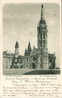 1899 Budapest I. Mátyás-templom litho