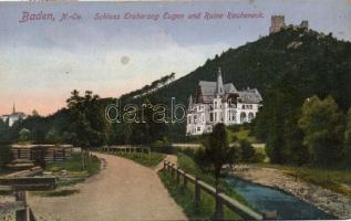 Baden, Schloss Erzherzog Eugen und Ruine Rauheneck / castles (EB)