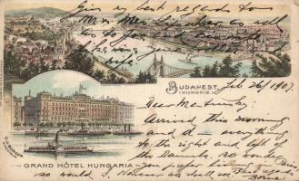 Budapest V. Grand Hotel Hungária litho