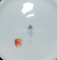 Kézzel festett, áttört Hollóházi porcelán váza / Hollóháza chinaware vase 15x15 cm