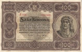 1920. 10K + 20K + 100K + 1000K, 1923. 100K (3x), 1000K (8f fny-sal) T:II+,II,III