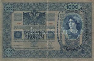 1902. 1000K "Stempel wurde..." fny-sal + piros "Magyaroroszág" körbélyegző Andrá...