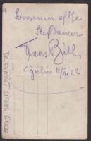 Texas Bill step-táncos dedikált fotólap