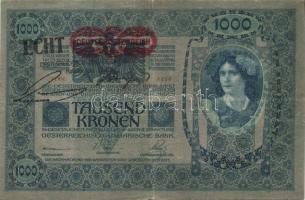 1902. 1000K "Deutschösterreich" + ECHT (Österreichisch- Ungarische Bank) fny-sal T:III
