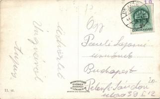 Ungvár Ung bridge and Hotel Korona