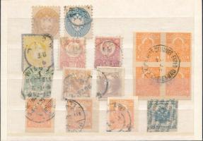 10 db magyar és 6 db osztrák bélyeg 1864-1913