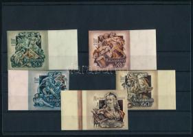 1953 II. Rákóczi Ferenc (II.) vágott ívszéli sor