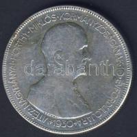 1930. 5P Ag "Horthy jobbra" T:3