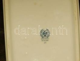 Hollóházi jelzéssel ellátott kapuvári címerrel díszített bonbonier 9x14 cm