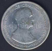 1930. 5P Ag "Horthy jobbra" T:3 k.