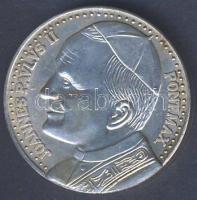 Vatikán DN "II.János Pál pápa" ffém piefort (vastag) emlékérem T:2