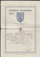 1973 A Lichtenwörthi koncentrációs tábor túlélői csoportjának meghívója és 4 db kép a táborról + 1 izraelita szmély illetőségi bizonyítványa