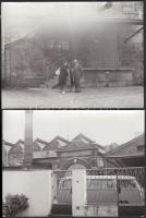 1973 A Lichtenwörthi koncentrációs tábor túlélői csoportjának meghívója és 4 db kép a táborról + 1 i...