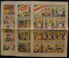 1937 Friss újság képregény és tréfamelléklete 3 db színes magazin