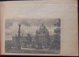 62 darabos képeslapgyűjtemény albumban, köztük sok régi Bécs, illetve egy régi levél