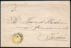 1861 2kr levélen / on cover "NAGY-KÁROLY" - Torda