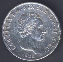 Olaszország / Szardínia 5L "Carlos Felix" Ag T:2 fny.