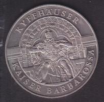 Németország "Kyffhäuser-Barbarossa" ffém emlékérem T:PP / 22,4g