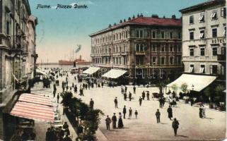 Fiume Dante square with hotel (EK)