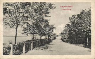 Fonyód fürdő sétány