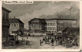 Budapest VIII. Nemzeti Múzeum 1848-ban