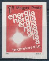 1984 Energiatakarékosság vágott bélyeg