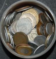 140db főleg klf vegyes magyar és külföldi fémpénz T:vegyes
