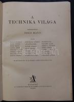 Beke Manó: A technika világa, 738db szövegképpel és 43db részben színes műmelléklettel Athenaeum (jó állapotban)